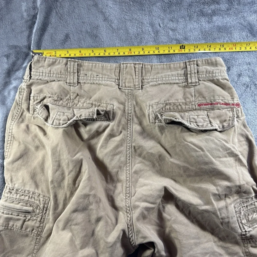 Vintage Y2K American Eagle Shorts Mens 30 Brown Military Skate 11